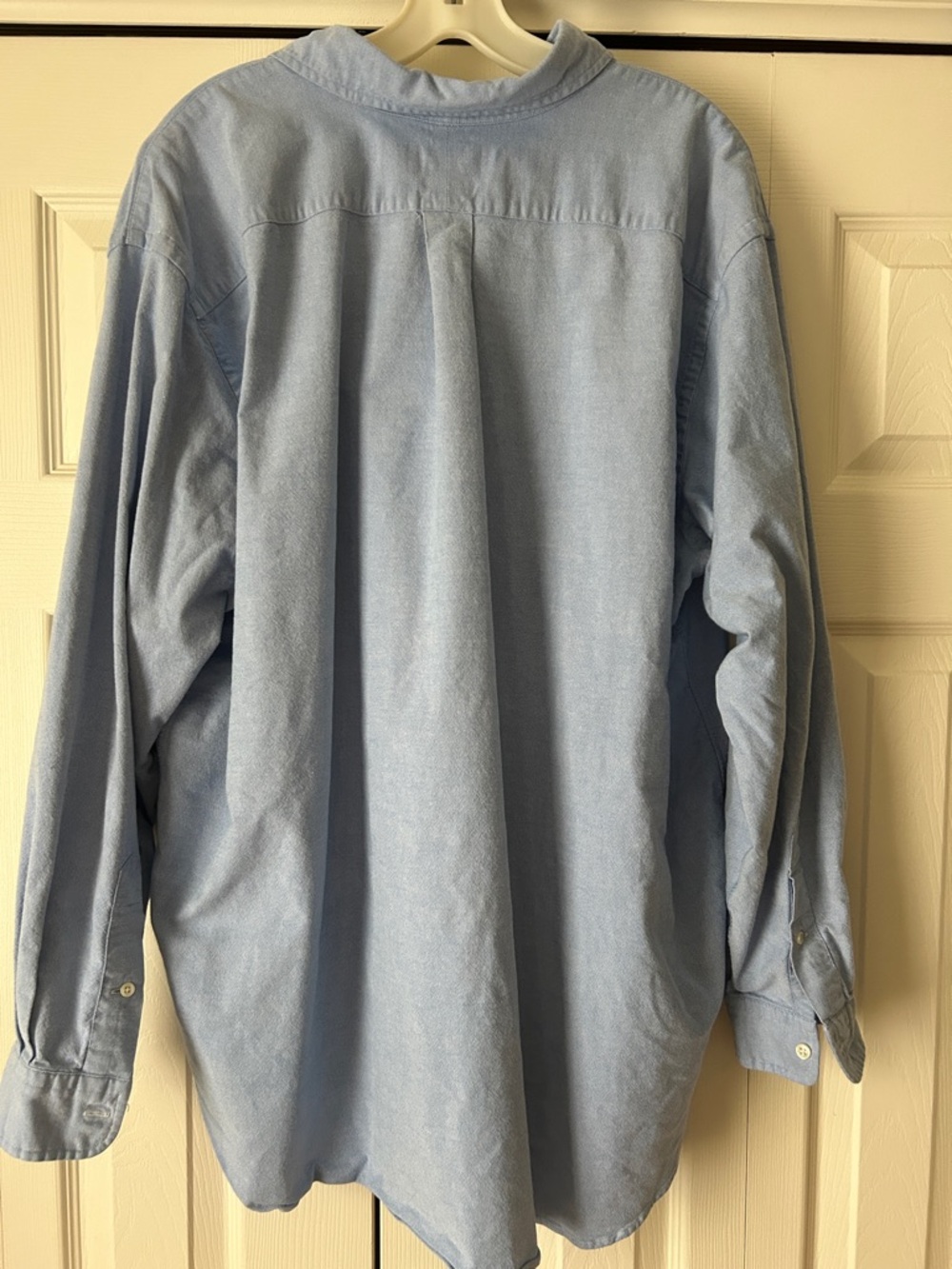 Ralph Lauren Size 2XL Blue Long-Sleeve Button Down Oxford Shirt - Picture 2 of 4